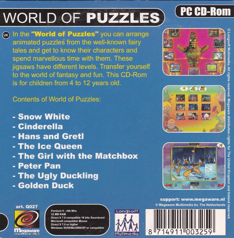 Other for 40 PC Games: Mega Game Box (Windows): Vol 27: World of Puzzles - Back