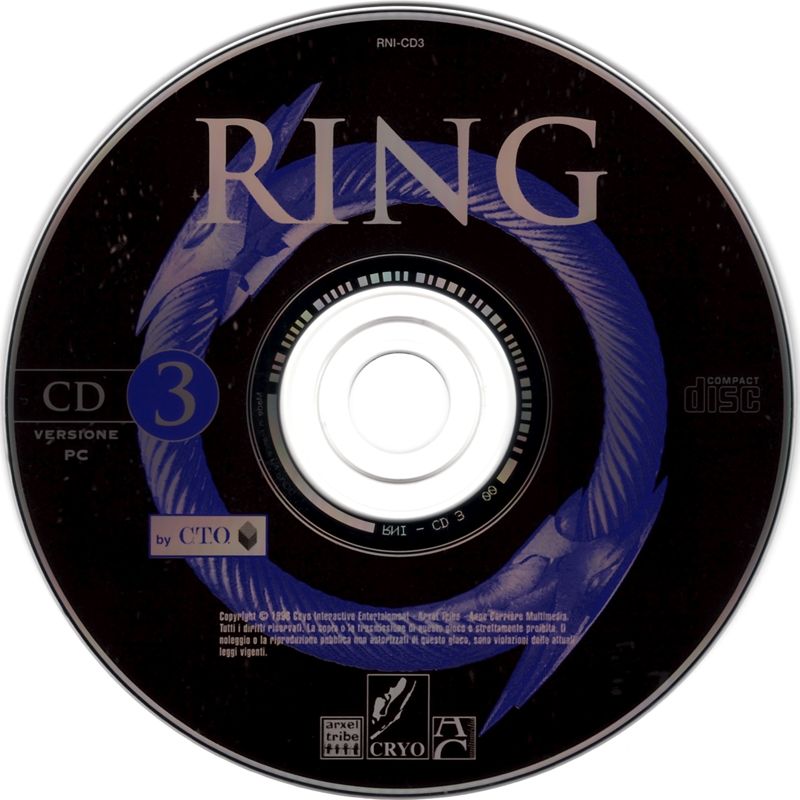 Media for Ring: The Legend of the Nibelungen (Windows): Disc 3