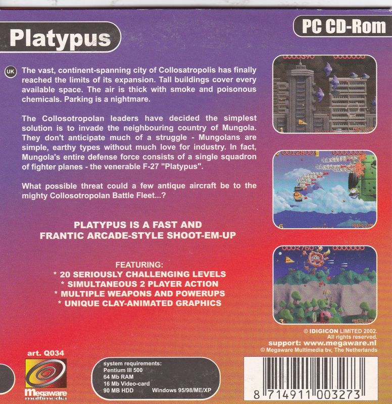 Other for 40 PC Games: Mega Game Box (Windows): Vol 34: Platypus - Back