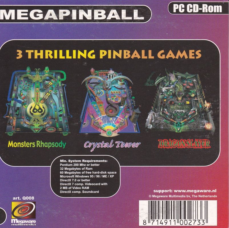 Other for 40 PC Games: Mega Game Box (Windows): Vol 8: Mega Pinball - Back