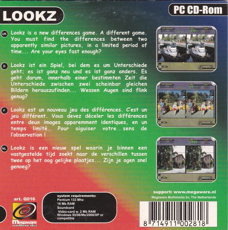 Other for 40 PC Games: Mega Game Box (Windows): Vol 16: Lookz - Back