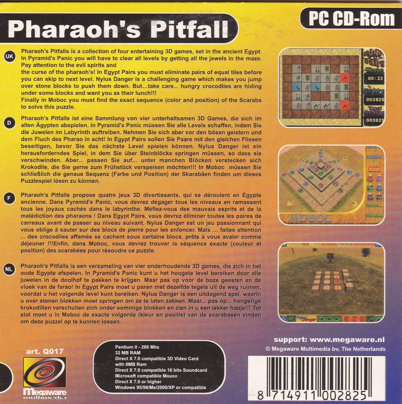 Other for 40 PC Games: Mega Game Box (Windows): Vol 17: Pharaoh's Pitfall - Back