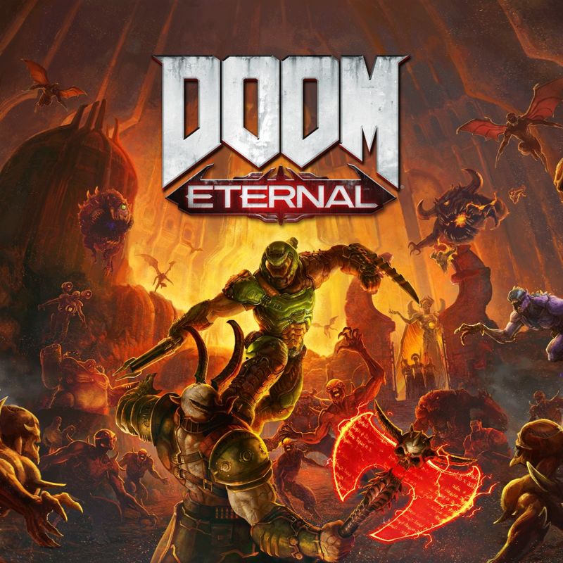 Front Cover for Doom Eternal (PlayStation 4 and PlayStation 5) (download release)