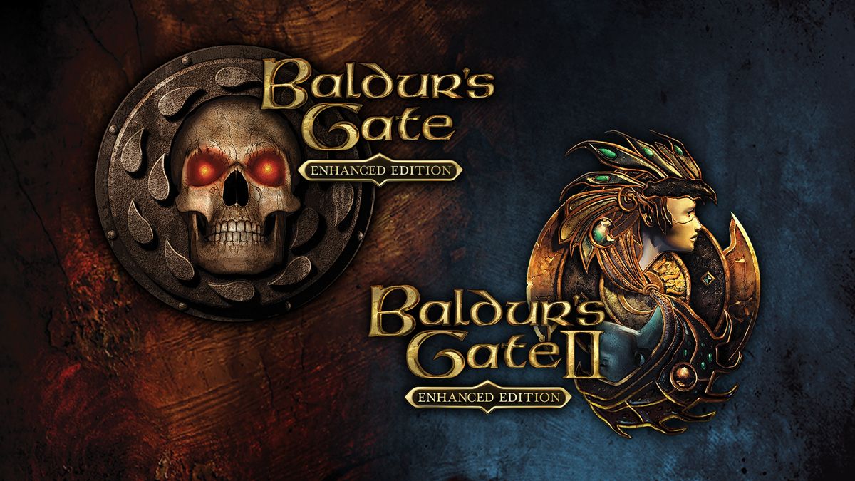 Front Cover for Baldur's Gate: Enhanced Edition + Baldur's Gate II: Enhanced Edition (Nintendo Switch) (download release): 2nd version