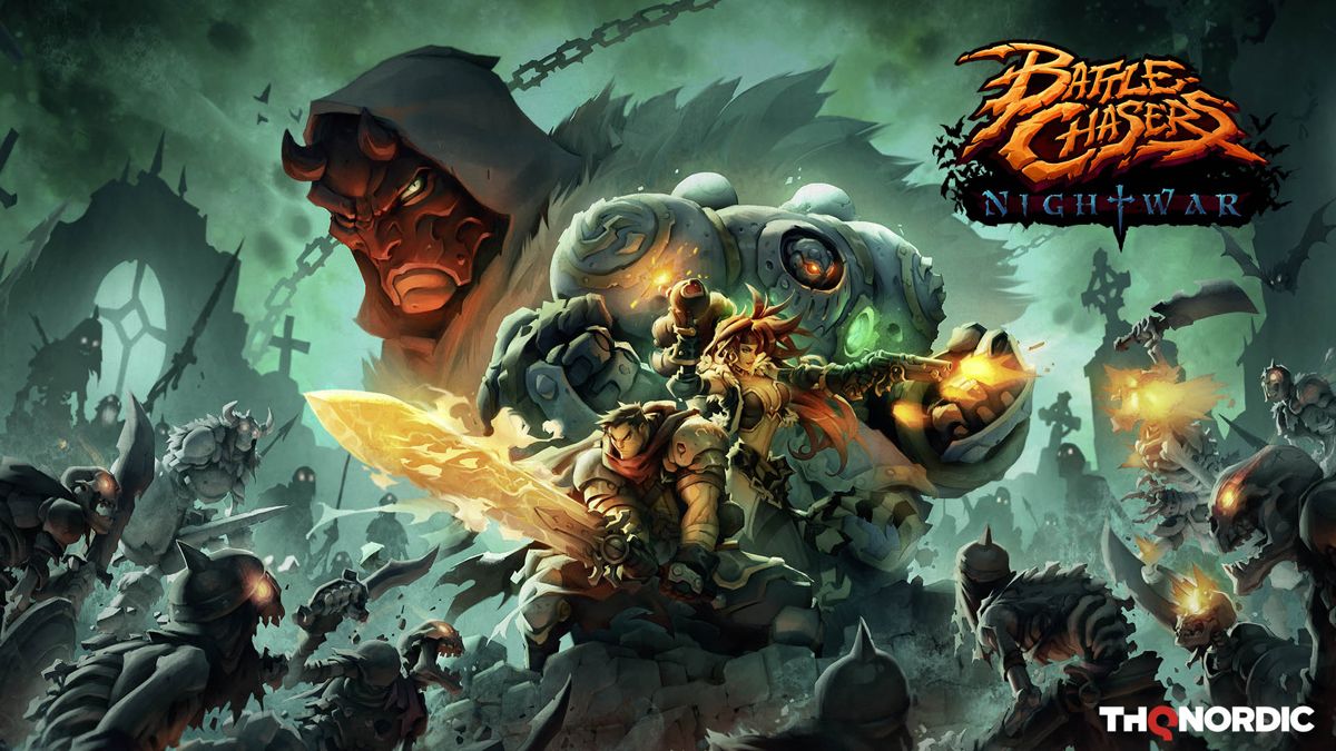 Front Cover for Battle Chasers: Nightwar (Nintendo Switch) (download release): 3rd version