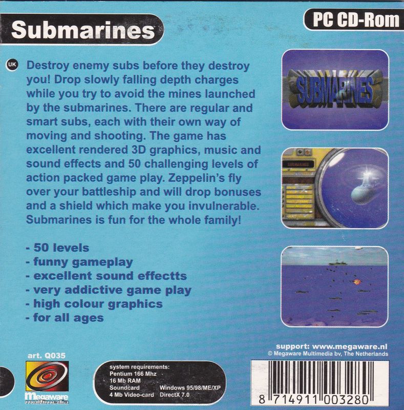 Other for 40 PC Games: Mega Game Box (Windows): Vol 35: Submarines - Back