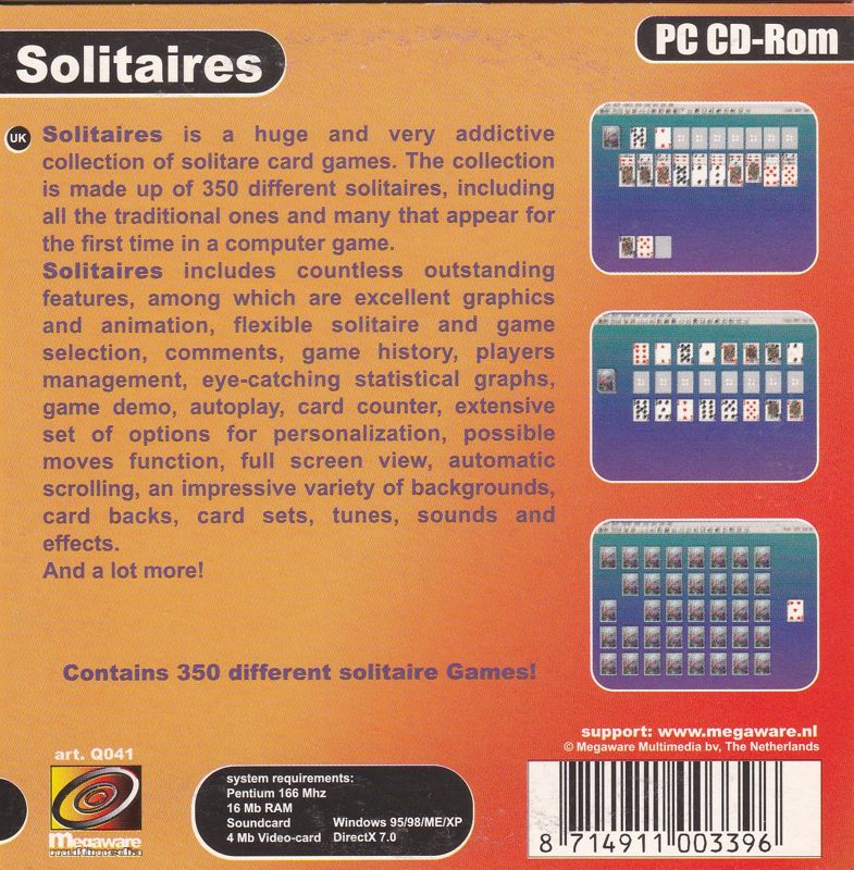 Other for 40 PC Games: Mega Game Box (Windows): Vol 41: Solitaires - Back