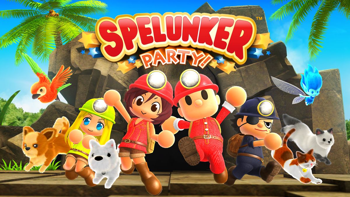 Front Cover for Spelunker Party! (Nintendo Switch) (download release): 2nd version