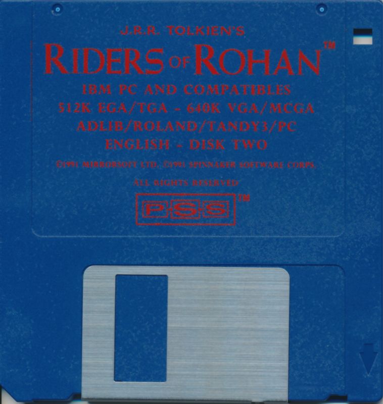 Media for J.R.R. Tolkien's Riders of Rohan (DOS): Disk Two
