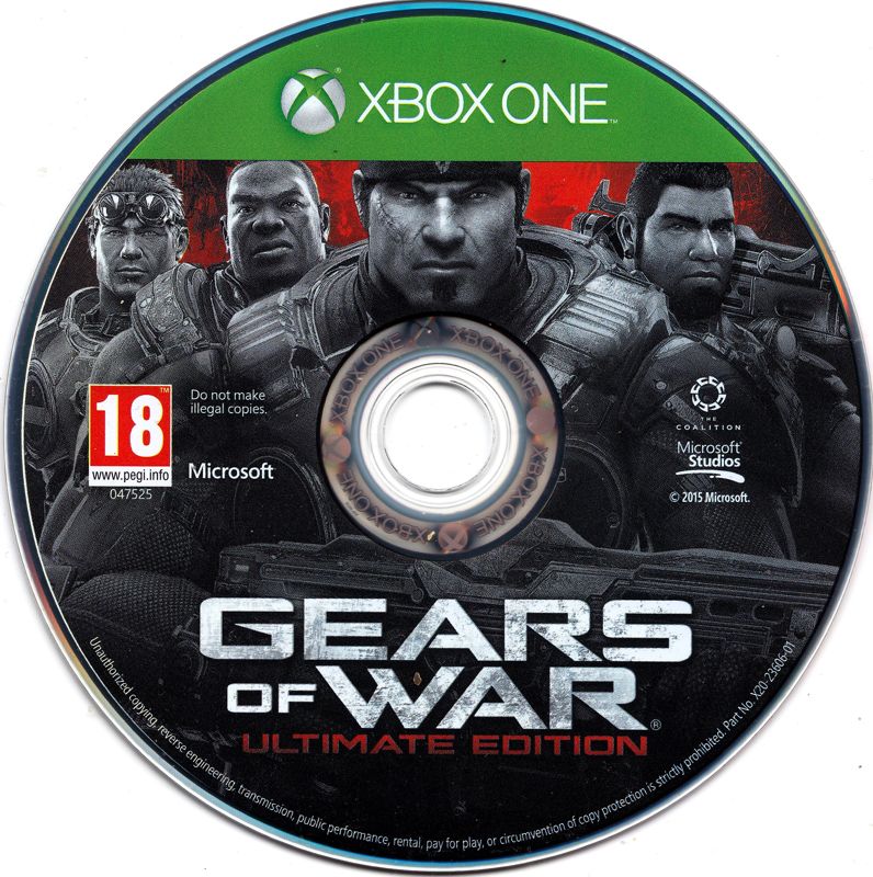 Gears of War: Ultimate Edition cover or packaging material - MobyGames