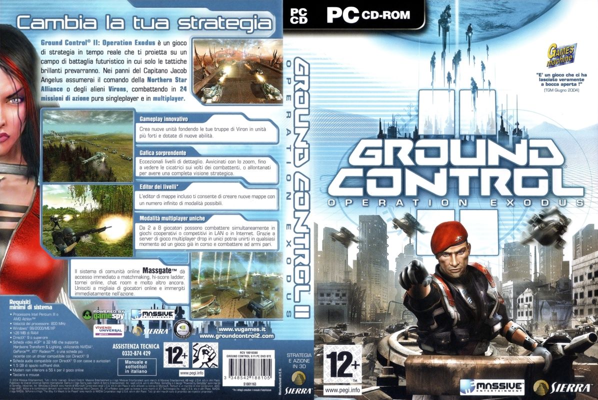 Full Cover for Ground Control II: Operation Exodus (Windows)