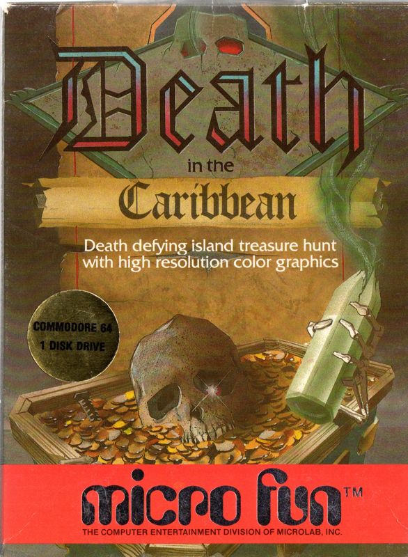 Front Cover for Death in the Caribbean (Commodore 64)