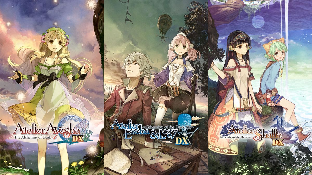 Front Cover for Atelier Dusk Trilogy Deluxe Pack (Nintendo Switch) (download release): 2nd version