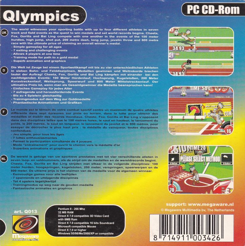 Other for 40 PC Games: Mega Game Box (Windows): Vol 13: Qlympics - Back