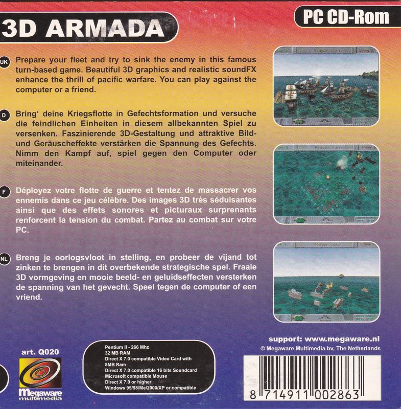 Other for 40 PC Games: Mega Game Box (Windows): Vol 20: 3D Armada - Back