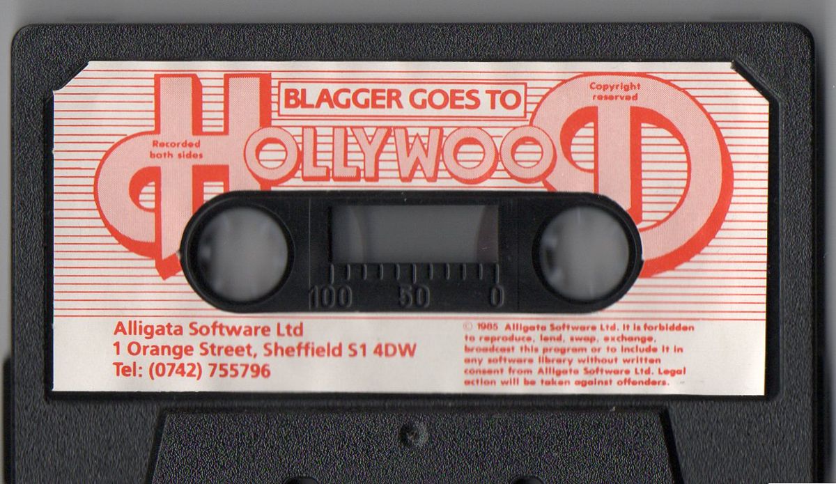 Media for Blagger Goes to Hollywood (Commodore 64)