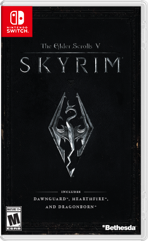 Front Cover for The Elder Scrolls V: Skyrim - Special Edition (Nintendo Switch) (download release): 1st version