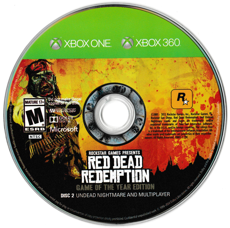 Red Dead Redemption Game of The Year xbox 360/ xbox one semi novo