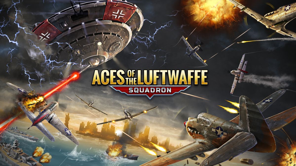 Front Cover for Aces of the Luftwaffe: Squadron (Nintendo Switch) (download release): 2nd version
