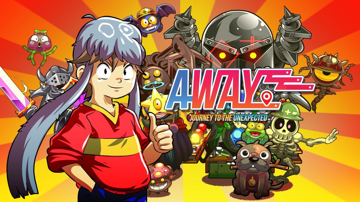Front Cover for Away: Journey to the Unexpected (Nintendo Switch) (download release): 2nd version
