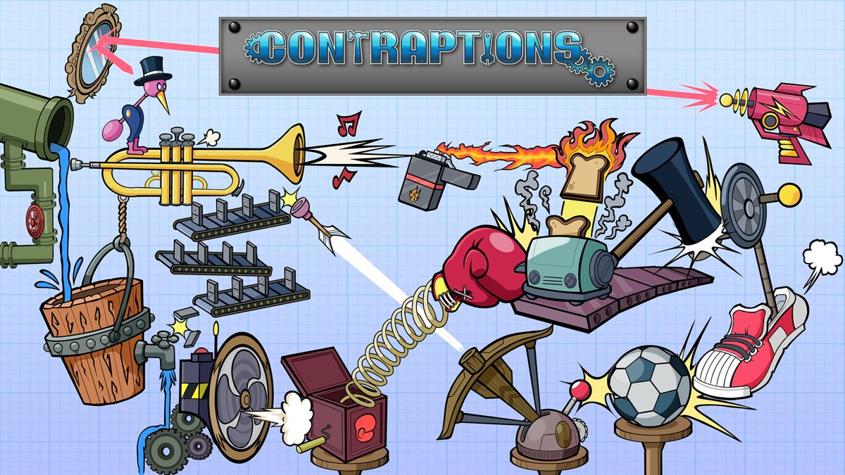 Front Cover for Contraptions (Nintendo Switch) (download release): 2nd version