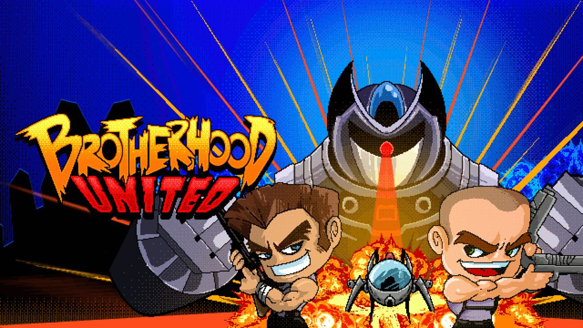 Front Cover for Brotherhood United (Nintendo Switch) (download release): 2nd version (new style cover)