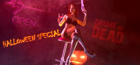 Front Cover for Drunk or Dead (Windows) (Steam release): "Halloween Special" cover update