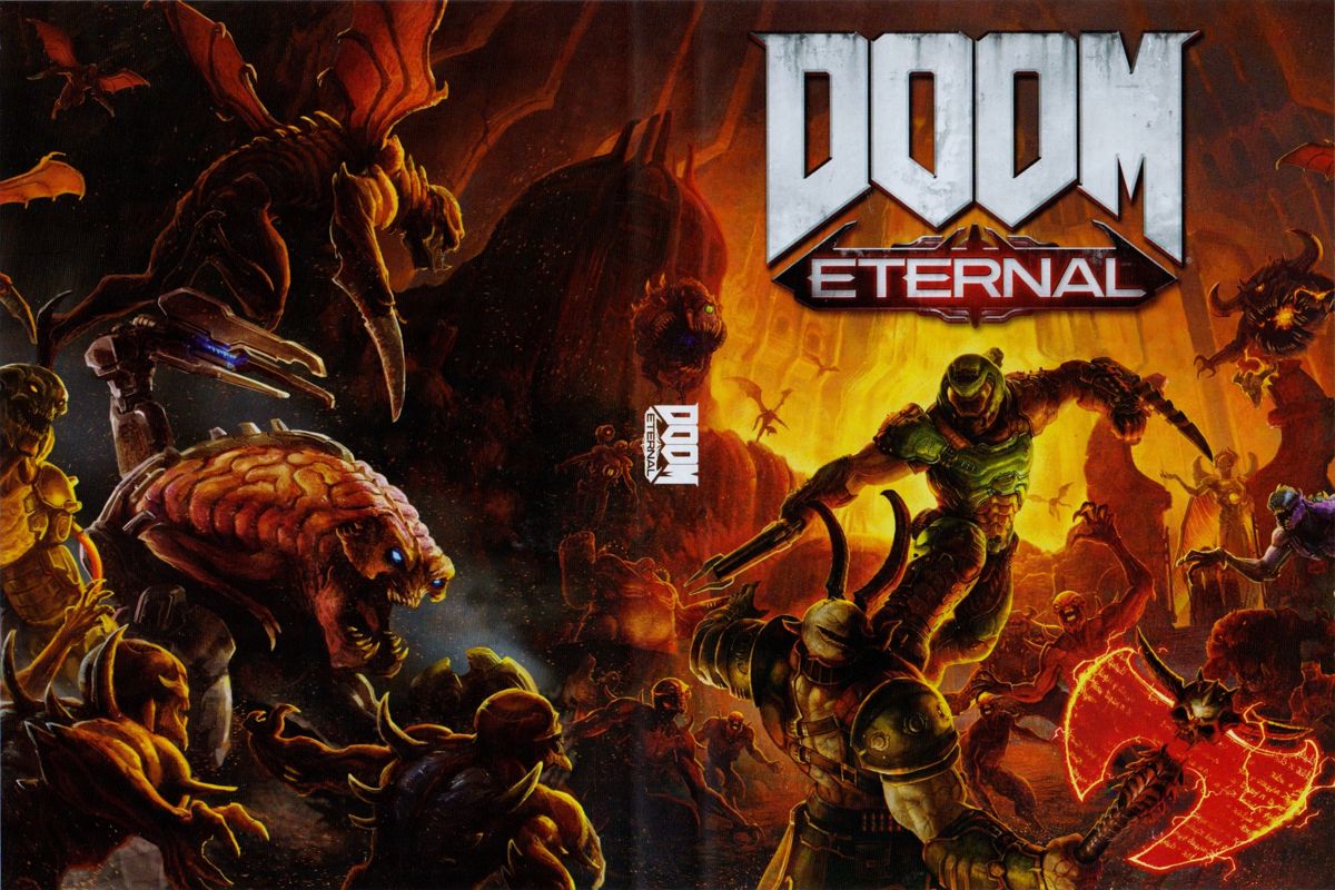 Inside Cover for Doom Eternal (Windows) (Download code in Box): Complete