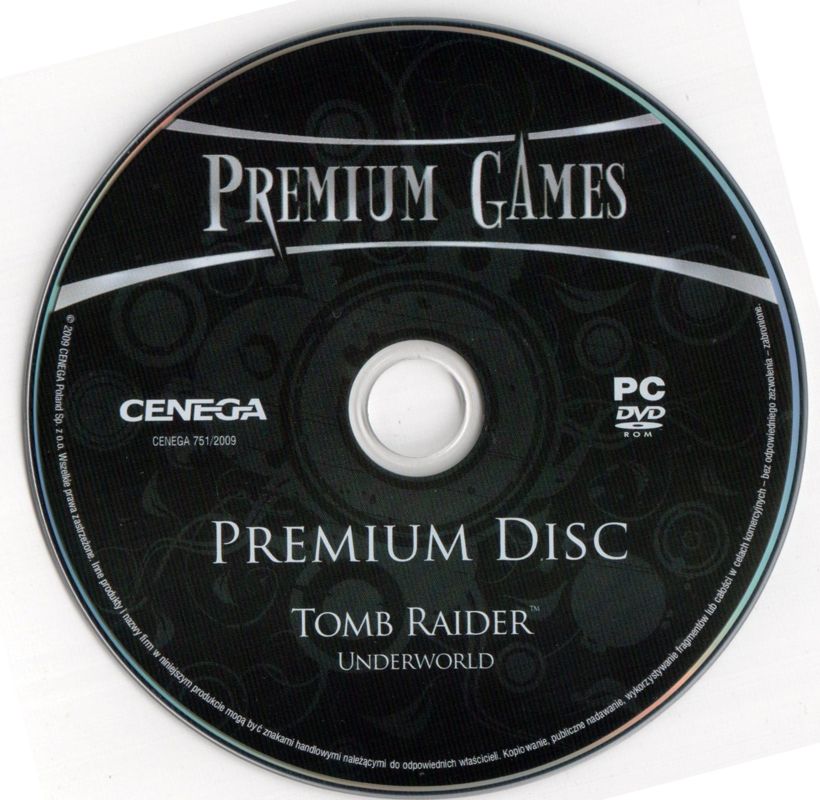 Media for Tomb Raider: Underworld (Windows) (Premium Games release): Premium Disc