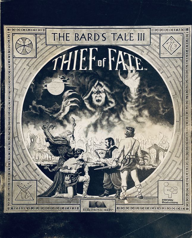 Manual for The Bard's Tale III: Thief of Fate (Commodore 64)