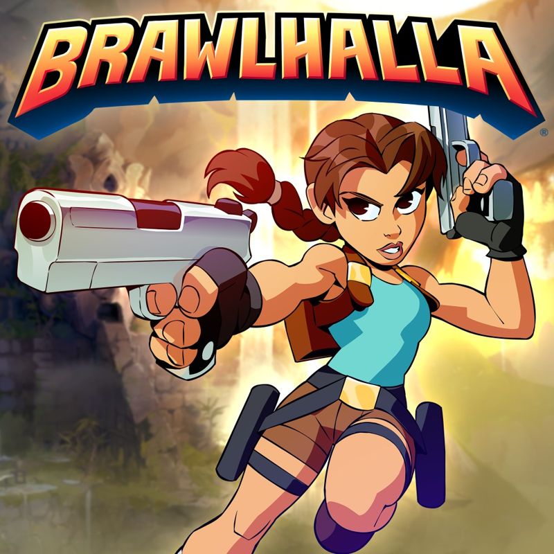 Front Cover for Brawlhalla (PlayStation 4) (download release): Lara Croft cover