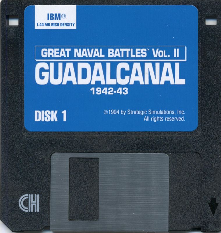 Media for Great Naval Battles Vol. II: Guadalcanal 1942-43 (DOS): Disk 1
