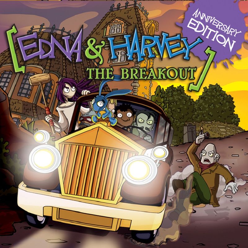 Front Cover for Edna & Harvey: The Breakout - Anniversary Edition (Nintendo Switch) (download release)