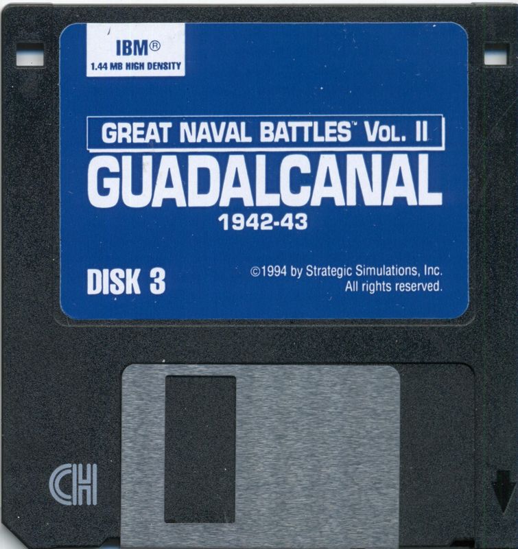 Media for Great Naval Battles Vol. II: Guadalcanal 1942-43 (DOS): Disk 3