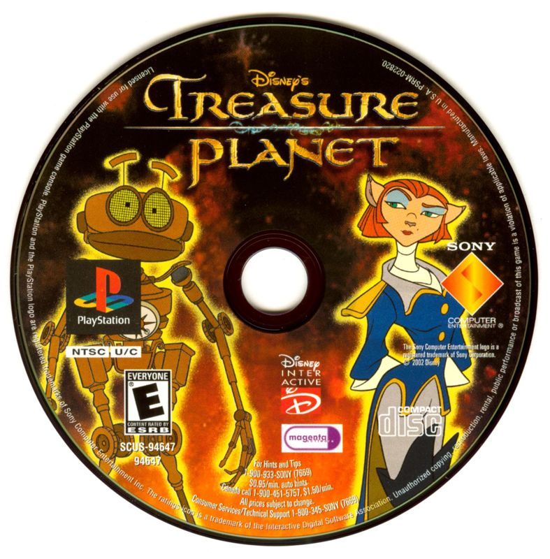 Media for Disney's Treasure Planet (PlayStation)