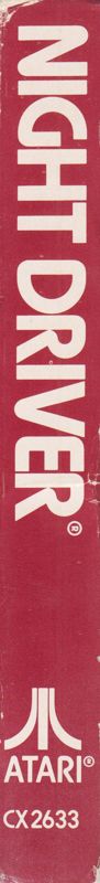 Spine/Sides for Night Driver (Atari 2600): Left