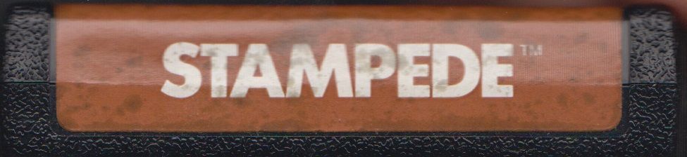Media for Stampede (Atari 2600): Cartridge Top