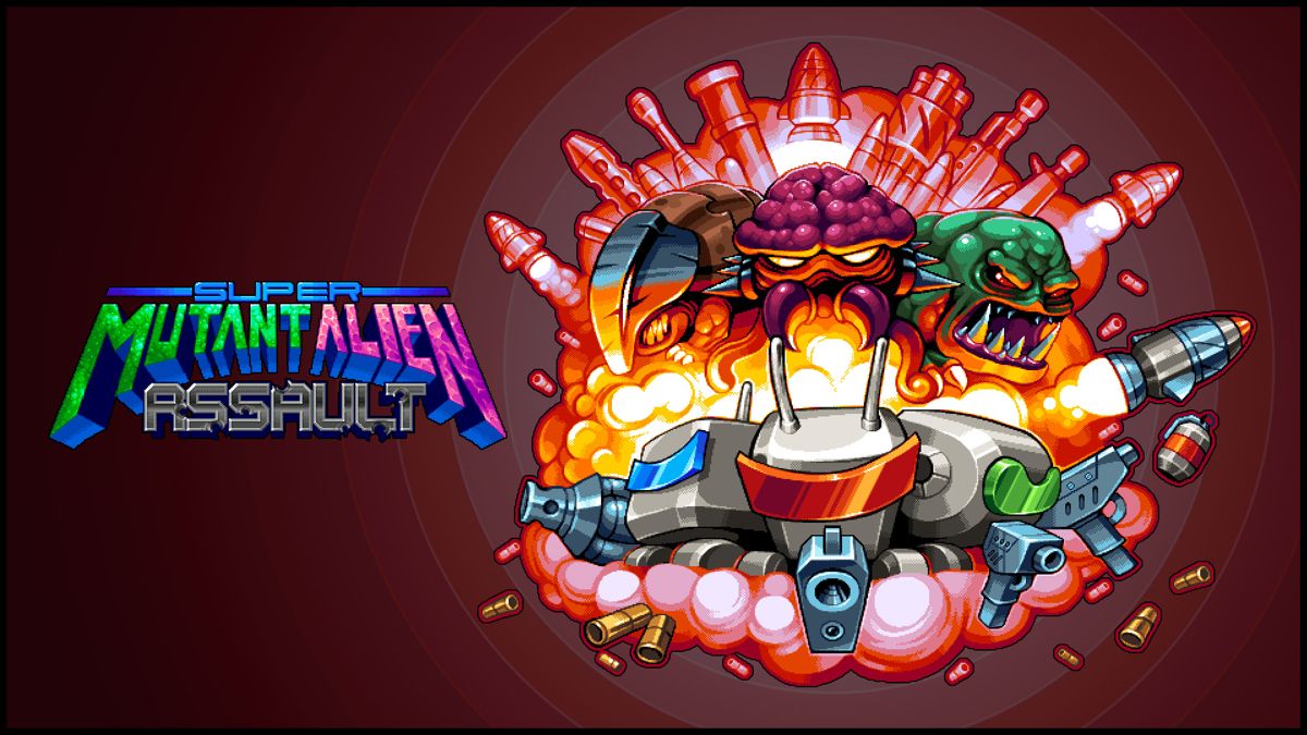 Front Cover for Super Mutant Alien Assault (Nintendo Switch) (download release): 2nd version