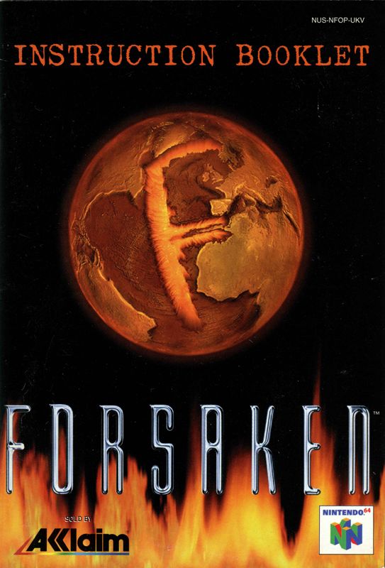 Manual for Forsaken 64 (Nintendo 64): Front