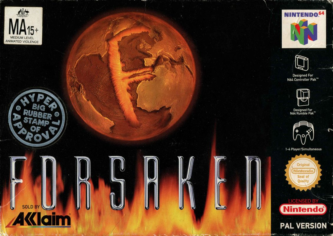 Front Cover for Forsaken 64 (Nintendo 64)