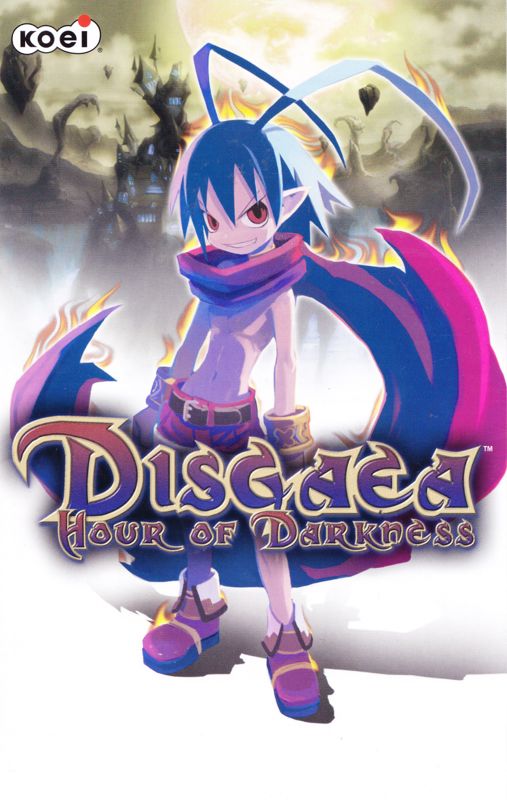Manual for Disgaea: Hour of Darkness (PlayStation 2): Front