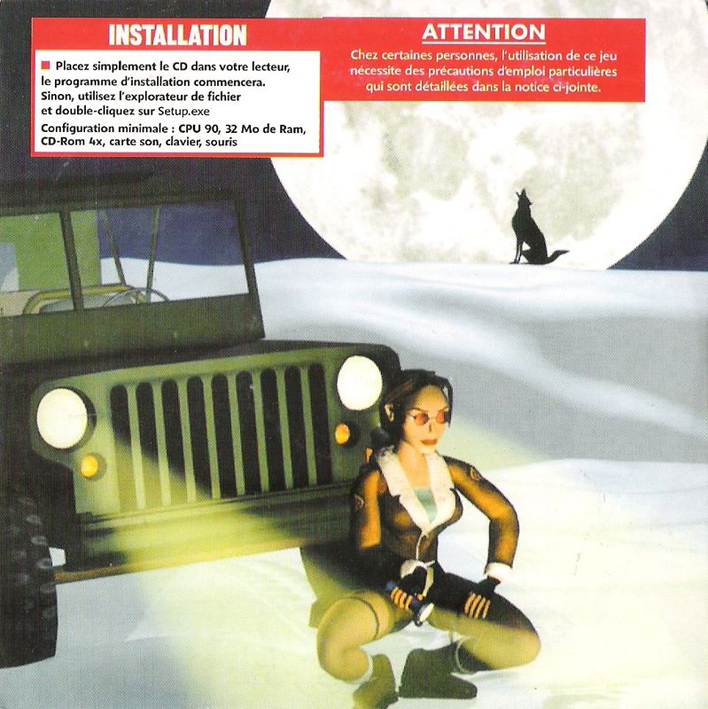 Other for Tomb Raider: Gold (DOS) (PC Jeux n°56 July/August 2002 covermount): Sleeve - Back