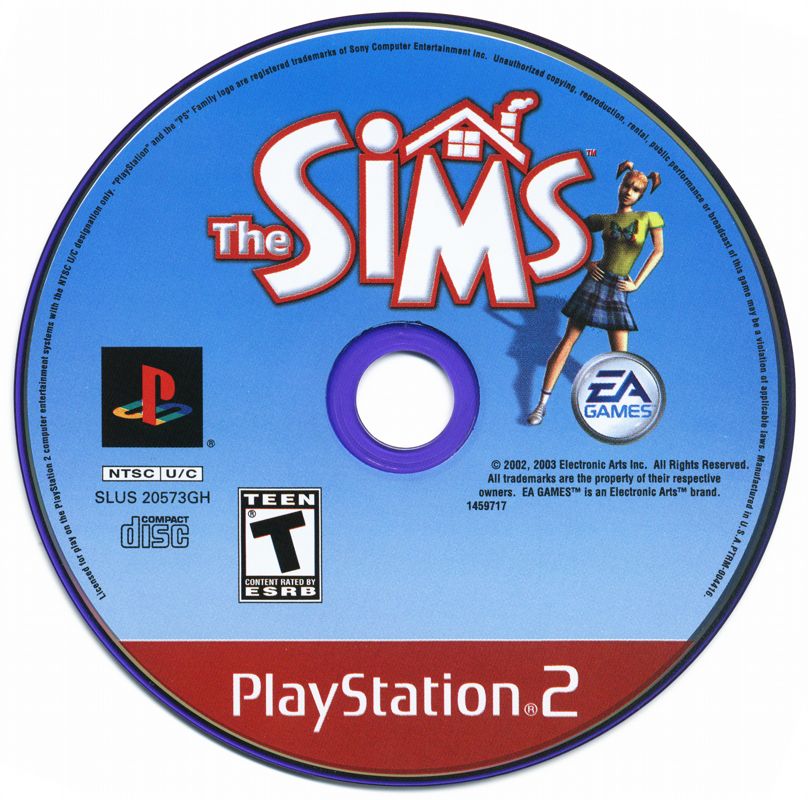 Media for The Sims (PlayStation 2) (Greatest Hits release)