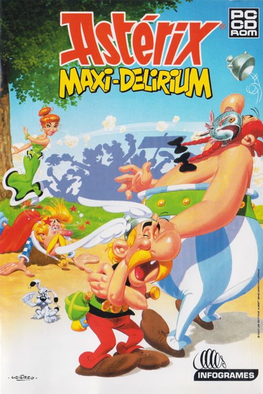 Manual for Astérix: Mega Madness (Windows) (Best of Infogrames/Action release ): Front (16-page)