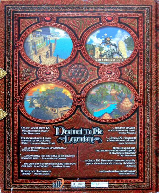 Back Cover for Ultima IX: Ascension (Dragon Edition) (Asia-Pacific) (Windows)