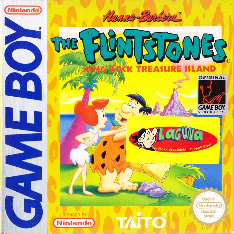 Front Cover for The Flintstones: King Rock Treasure Island (Game Boy)
