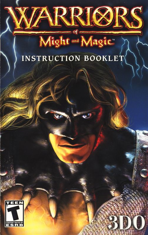 Manual for Warriors of Might and Magic (PlayStation 2): Front