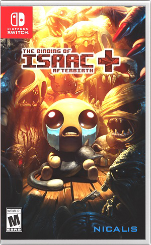 Front Cover for The Binding of Isaac: Afterbirth+ (Nintendo Switch) (download release): 1st version