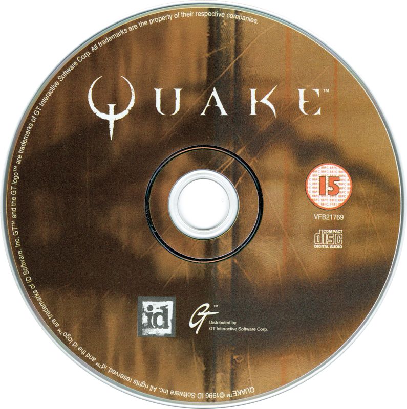 Media for Quake and The Ultimate DOOM Compilation (DOS and Windows): Quake