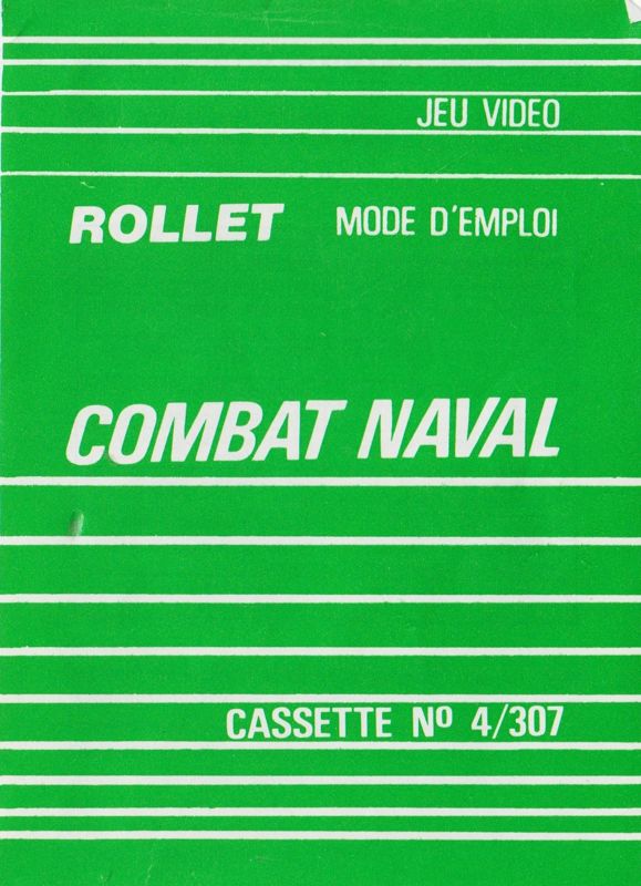 Manual for PC-505 Submarine (GIMINI) (Rollet release): Front (4-folded)